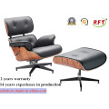 Mobilier moderne en bois en cuir Eames Leisure Lounge Chair (RFT-F5D)